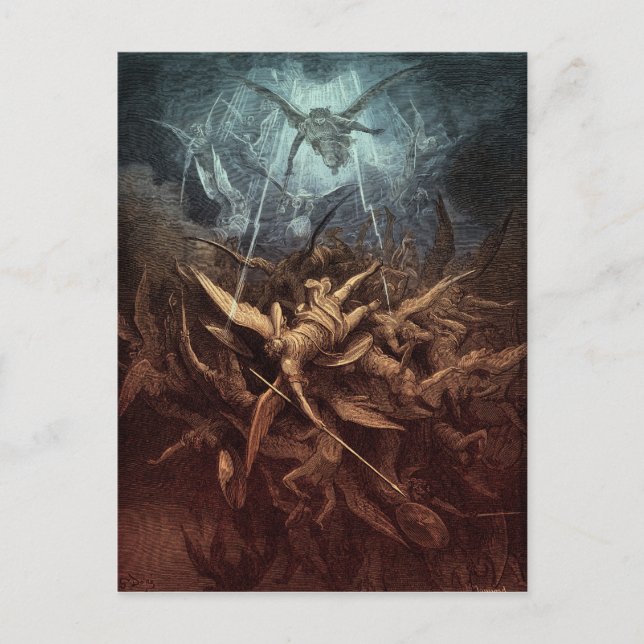 Paradise Lost: Fall Of The Rebel Angels Postcard (Front)
