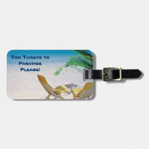 Paradise Luggage Tag