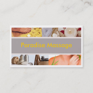 Paradise Massage Business Card