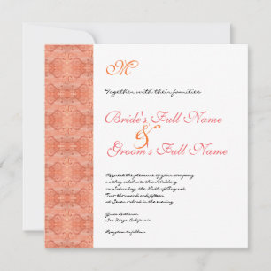 Paradise Modern Flower 1, Wedding Invitation