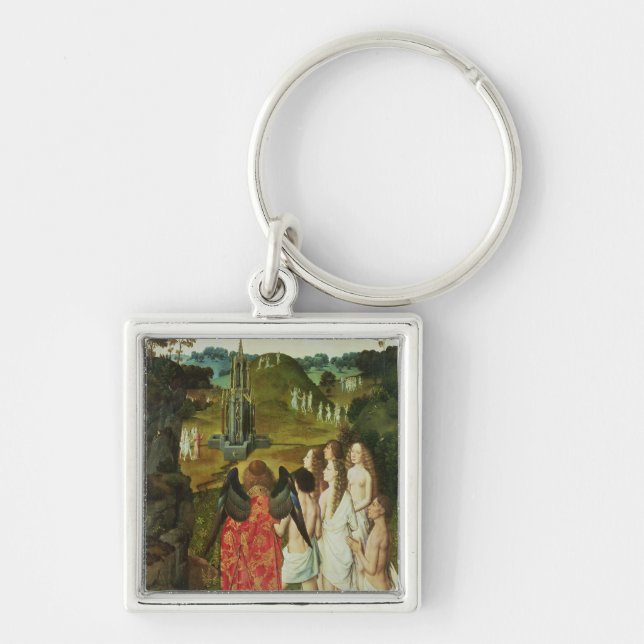 Paradise of the Symbolic Fountain Keychain (Front)