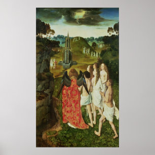 Paradise of the Symbolic Fountain Poster