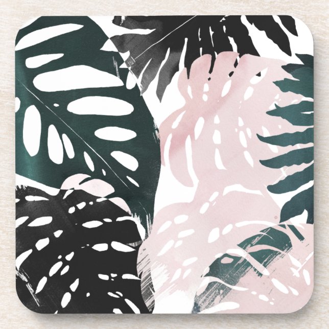 Paradise Palm Fronds Coaster (Front)