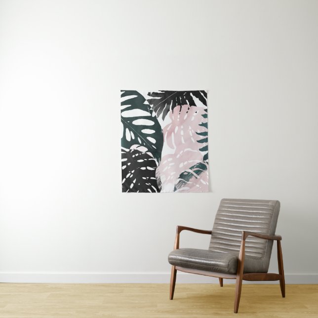 Paradise Palm Fronds Tapestry (In Situ)