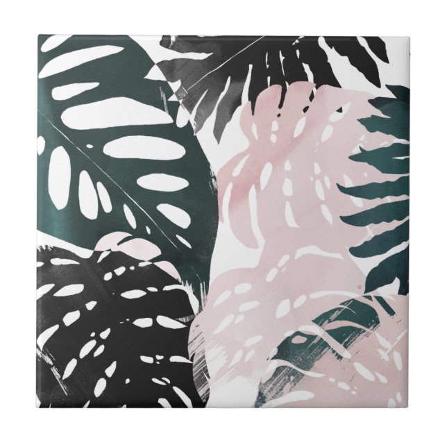 Paradise Palm Fronds Tile (Front)