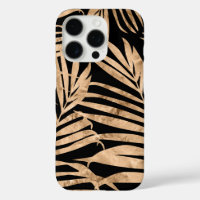 Paradise Palm Hawaiian Tropical- Gold and Black 