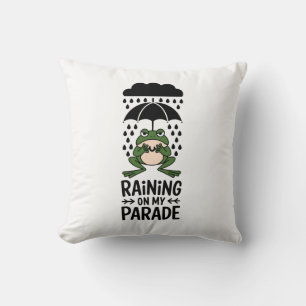 Paradise Rain – The Cozy Green Frog Pillow