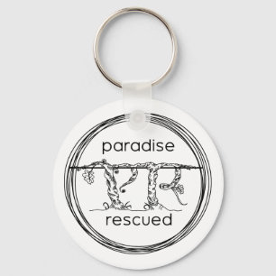 Paradise Rescued Keychain