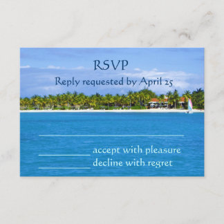 Paradise RSVP Card