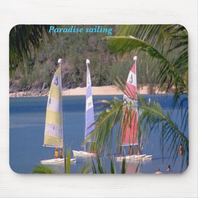 Paradise sailing, mousepad (Front)