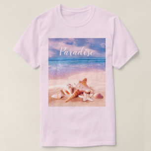 Paradise Sea Beach Shells T-Shirt