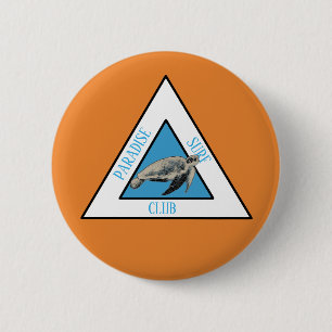 Paradise Surf Club 2 Inch Round Button