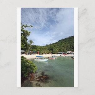 Paradise tropical beach Perhentian Island Postcard