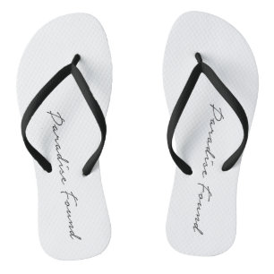 Paradise Vacation Art Word Text Art Fun Travel Art Flip Flops
