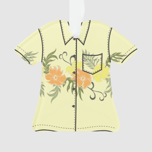Paradiso Hawaiian Hibiscus Aloha Shirt (devant)
