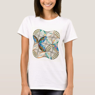Paradox #4, Zentangle® Inspired hand drawn design T-Shirt