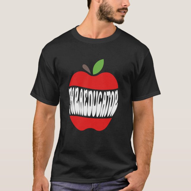 Paraeducator Ed Techs Classroom Assistants PARA Te T-Shirt (Front)