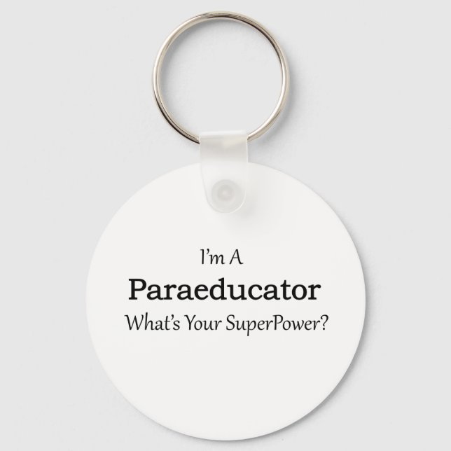 Paraeducator Keychain (Front)