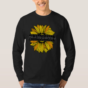 Paraeducator Para Boho Sunflower Teacher Assistant T-Shirt