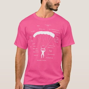 Paraglider Anatomy Magic Paragliding Skydiving Par T-Shirt