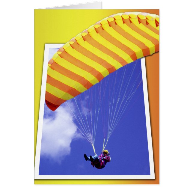 Paraglider cut-out card (Front)