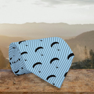 Paraglider - Up in the Blue Subtly Striped Tie