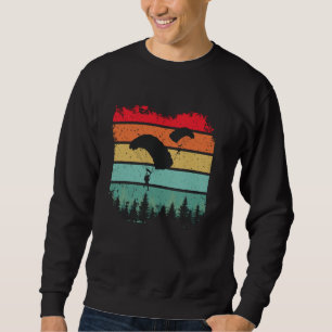Paragliding Art For Men Women Paramotor Paraglider Sweatshirt