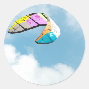 PARAGLIDING CLASSIC ROUND STICKER