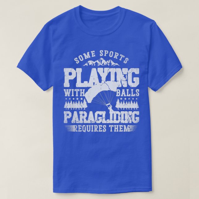 Paragliding Design for a Paraglider 2 T-Shirt (Design Front)