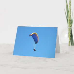 Paragliding Holiday Card
