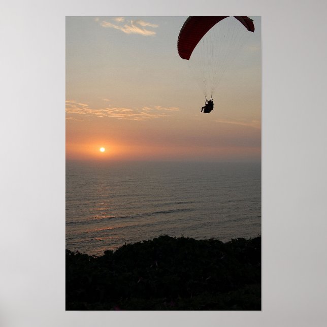 Paragliding in Peru II Poster (Front)