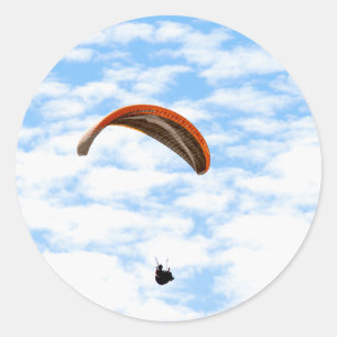 Paragliding in the Clouds - Customizable Stickers