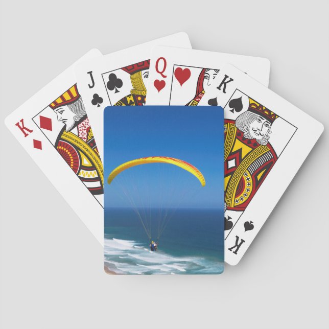 Paragliding Near Wilderness, Garden Route Playing Cards (Back)