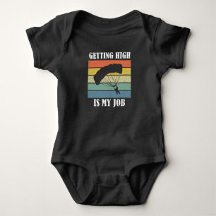 Paragliding Parachute Jumpin Skydiving Baby Bodysuit