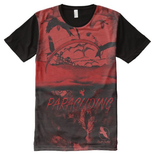 PARAGLIDING PG-37 Ponto Central All-Over-Print T-Shirt
