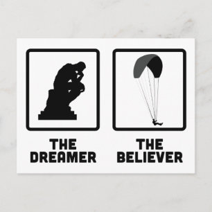 Paragliding Postcard