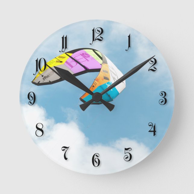 PARAGLIDING ROUND CLOCK (Front)