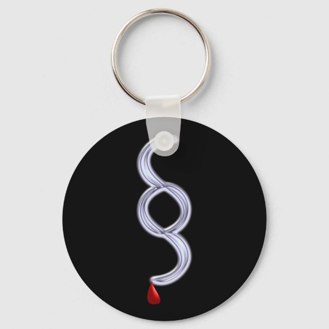 paragraph Gesetz Blut Blutstropfen Keychain (Front)