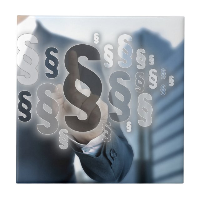 Paragraphs are selected by businessman tile (Front)
