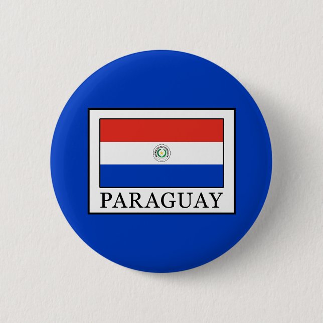 Paraguay 2 Inch Round Button (Front)