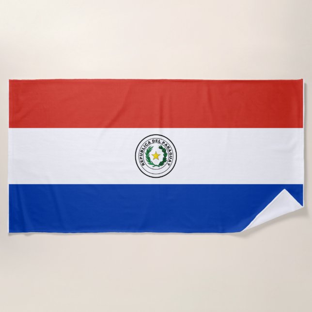 Paraguay Beach Towel (Front)