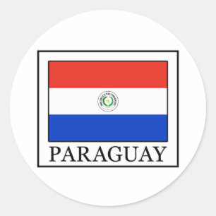 Paraguay Classic Round Sticker