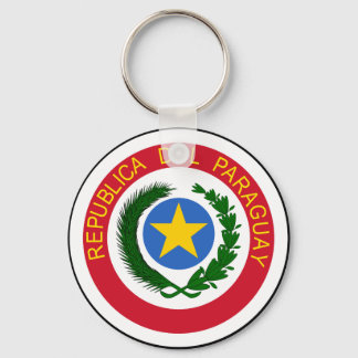 Paraguay Coat Of Arms Keychain