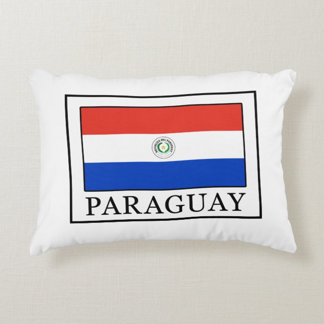 Paraguay Decorative Pillow (Front)
