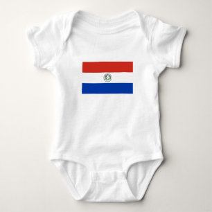 Paraguay Flag Baby Bodysuit