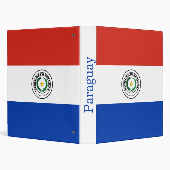 Paraguay Flag Binder (Background)