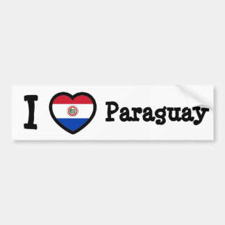 Paraguay Flag Bumper Sticker