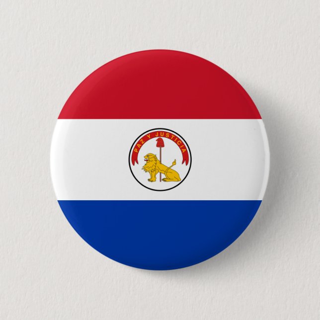 Paraguay Flag Button (Front)