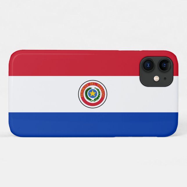Paraguay Flag Case-Mate iPhone Case (Back (Horizontal))