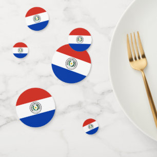 Paraguay flag confetti
